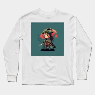Anime Elf Samurai Long Sleeve T-Shirt